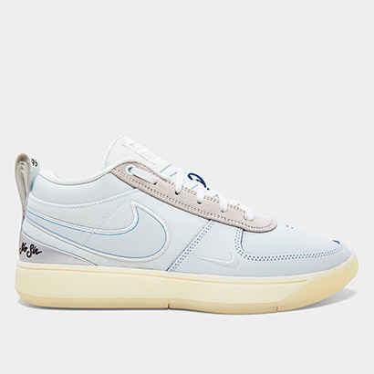 Tênis NBA Nike Book 1 Moss Point Masculino - Prata+Cinza