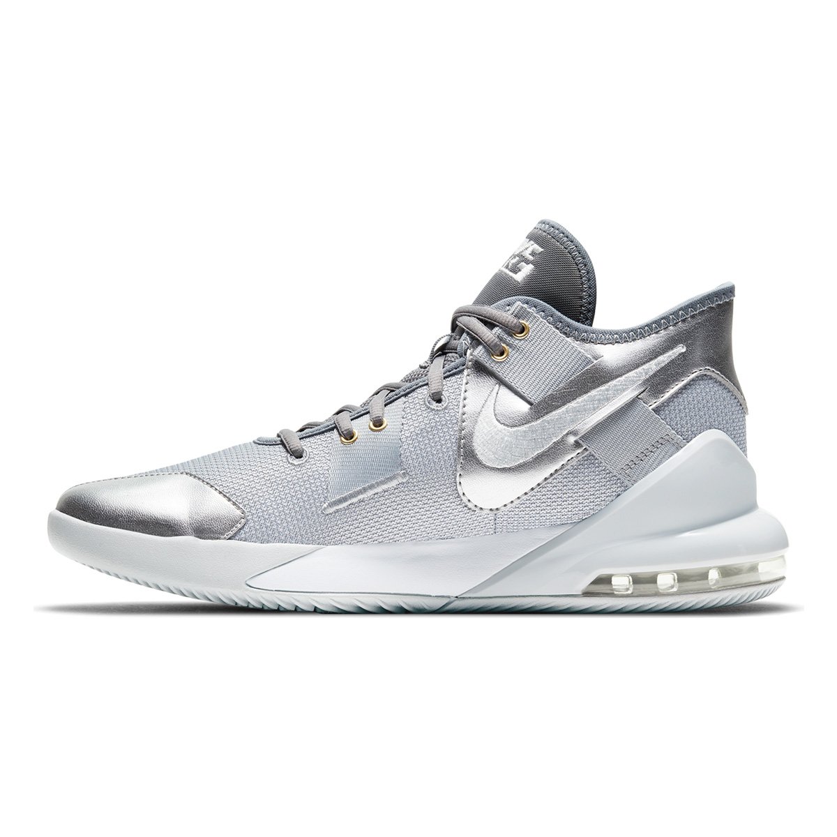 Tênis Nike Air Max Impact 2 Cinza e Prata Loja NBA