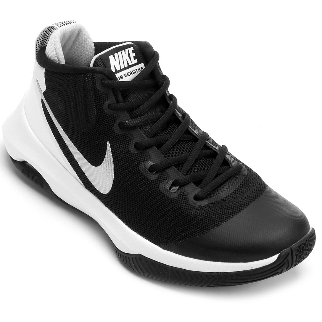 Tênis Nike Air Versitile Masculino Preto+Cinza Loja NBA