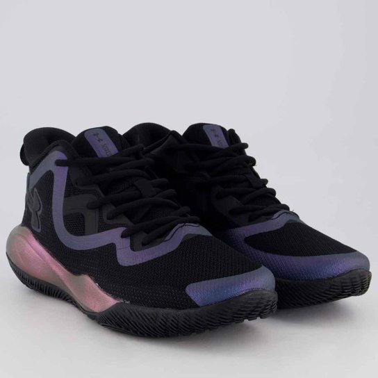 Tênis Under Armour Bankshot SE Preto e Roxo