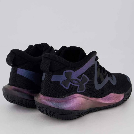 Tênis Under Armour Bankshot SE Preto e Roxo