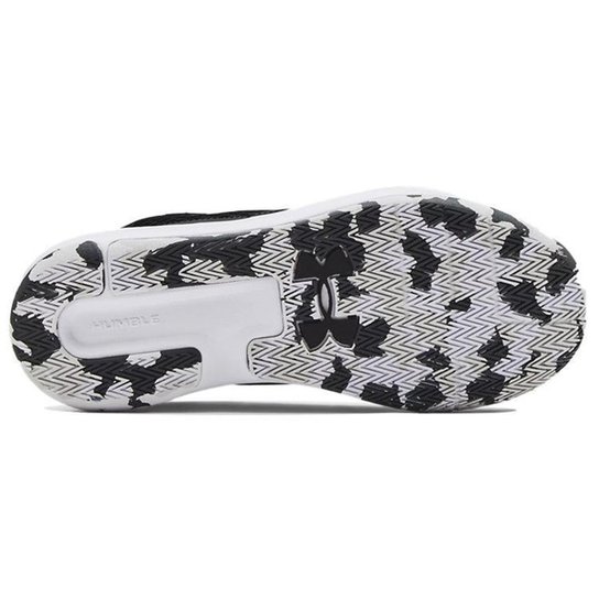 TENIS UNDER ARMOUR BASQUETE GS LOCKDOWN 5 PRETO E CINZA 38