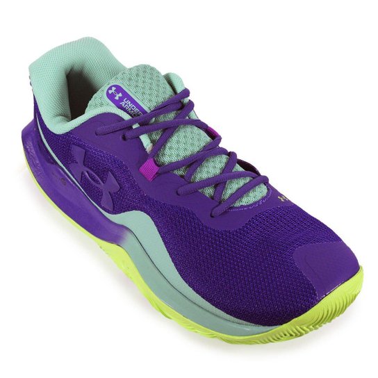 Tênis Under Armour Buzzer 2 Roxo/Verde