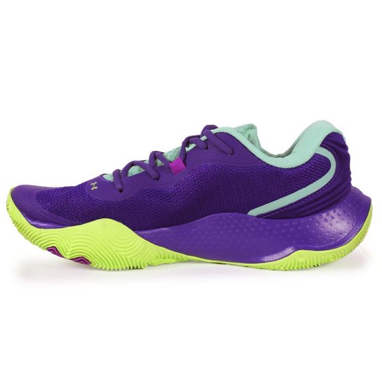 Tênis Under Armour Buzzer 2 Roxo/Verde